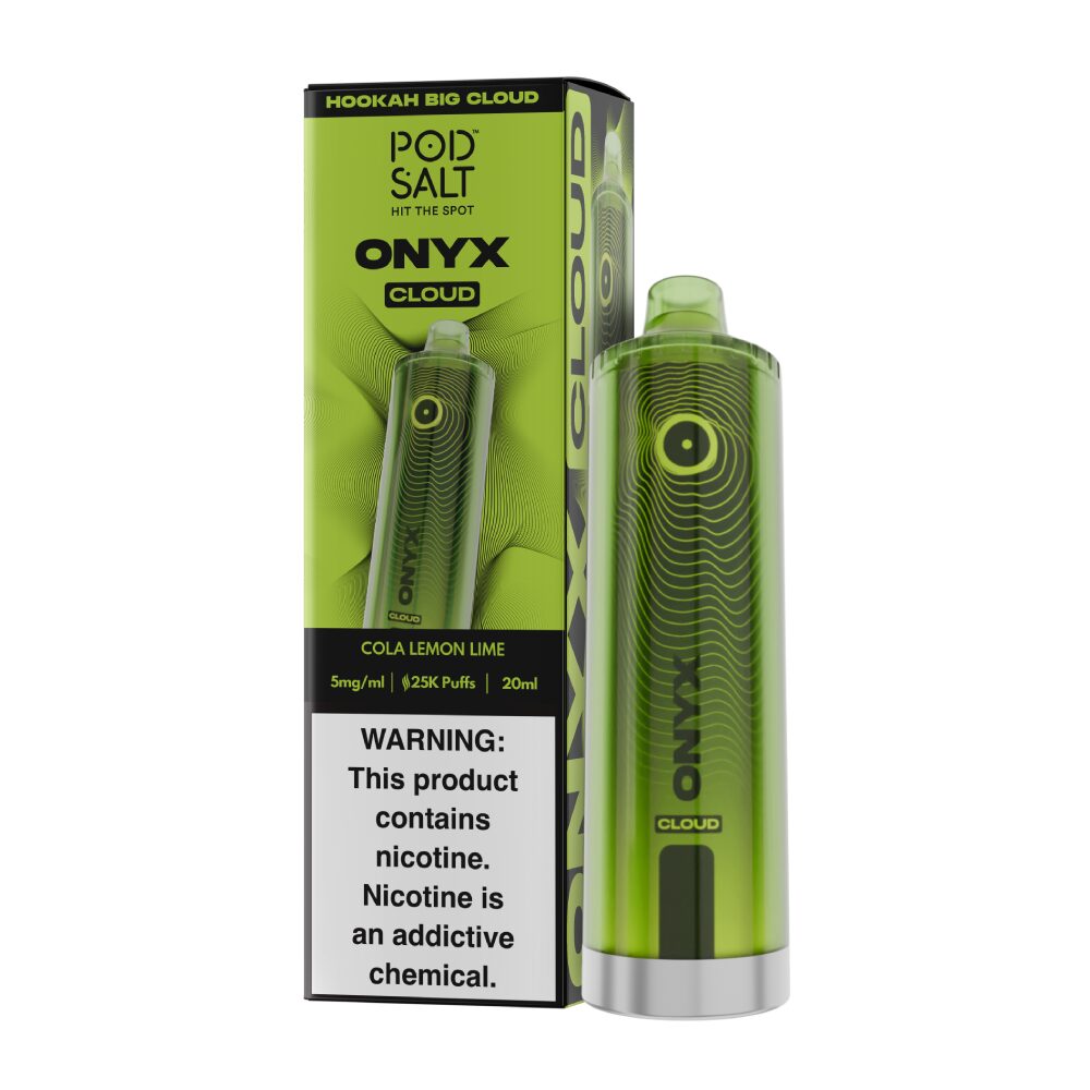 Onyx Cloud (Dispo) | (25000Puff) |(20mL) | cola lemon lime with packaging