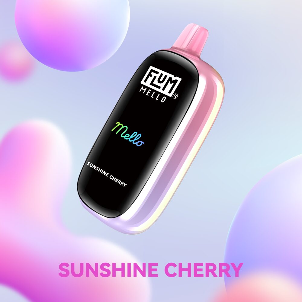 Flum Mello (Dispo) (20000Puff)(15mL) - sunshine cherry