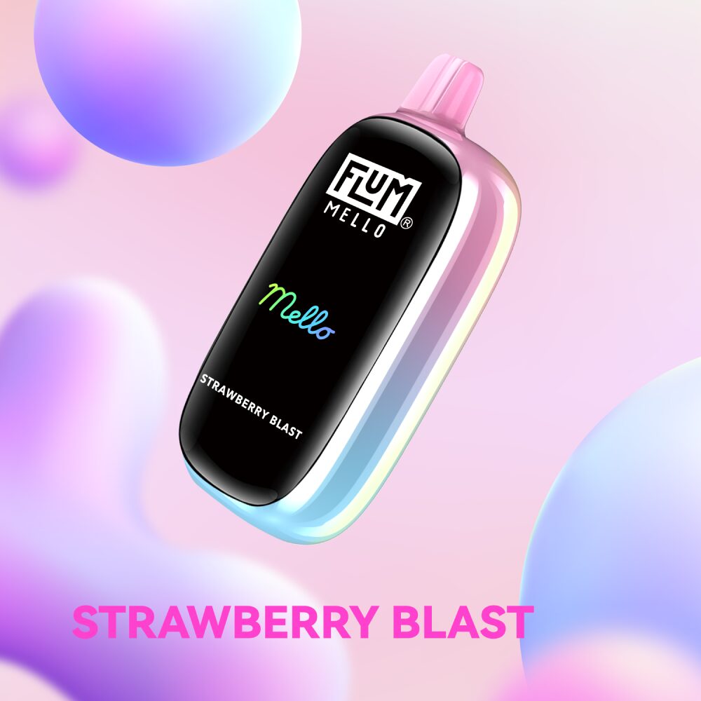 Flum Mello (Dispo) | (20000Puff) | (15mL) | strawberry blast