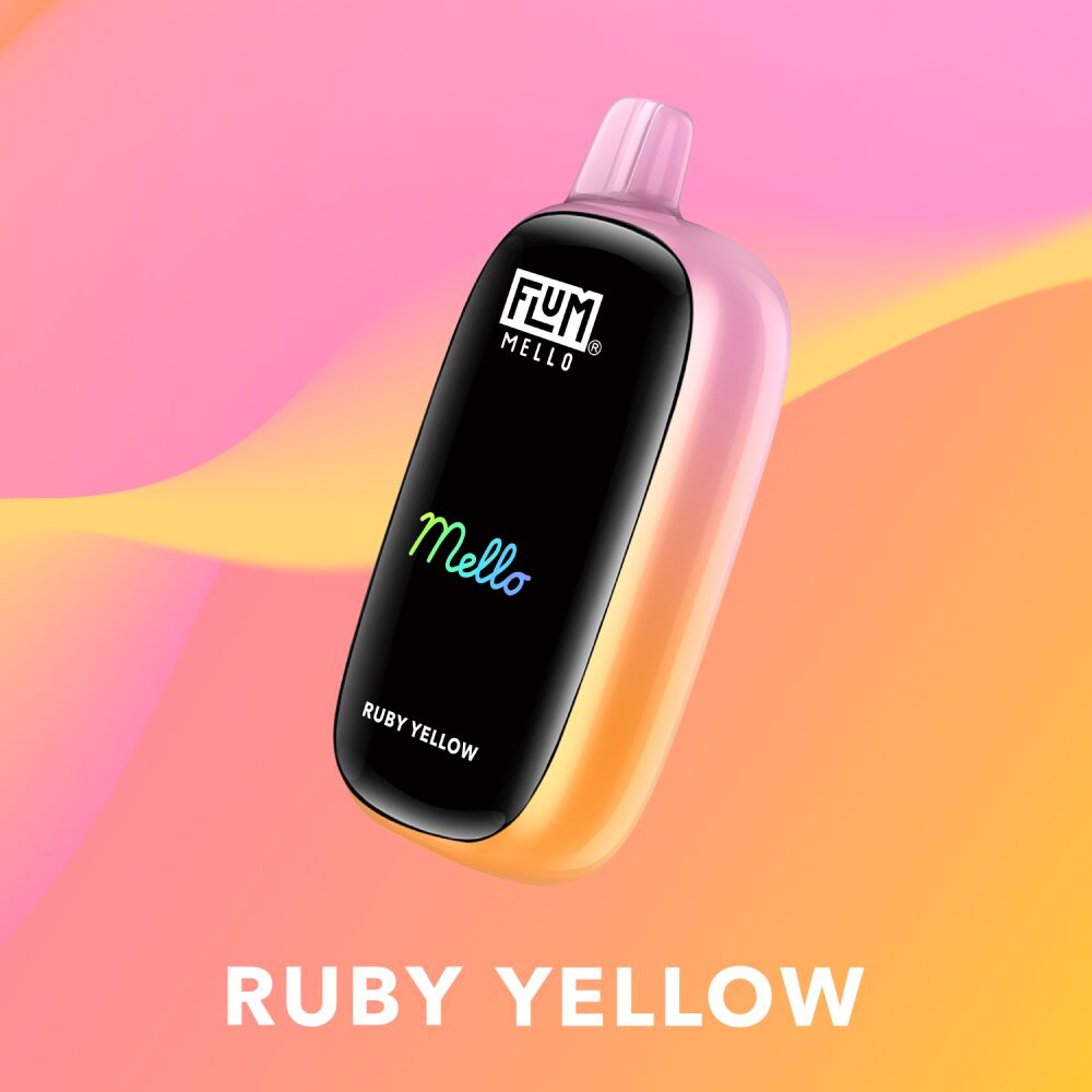 Flum Mello (Dispo) | (20000Puff) | (15mL) | ruby yellow