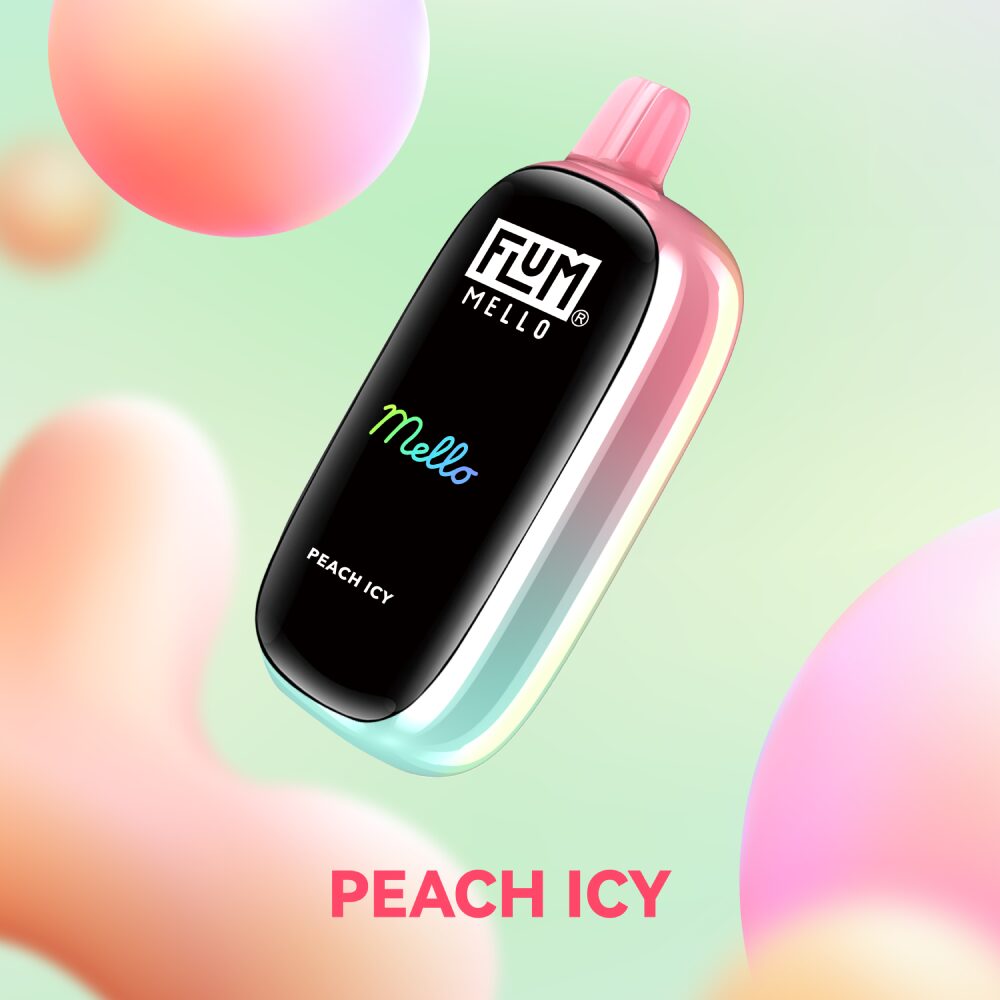 Flum Mello (Dispo) (20000Puff)(15mL) - peach icy
