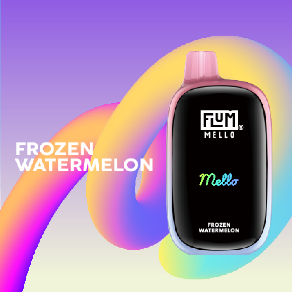 Flum Mello (Dispo) (20000Puff)(15mL) - frozen watermelon