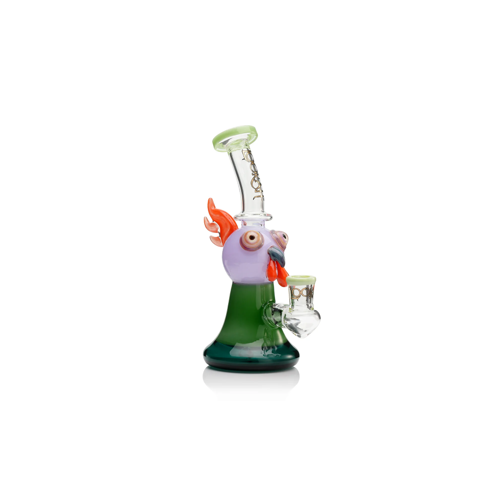 Lookah 10” Cute Cartoon Owl Dab Rig (WPC1219) - green