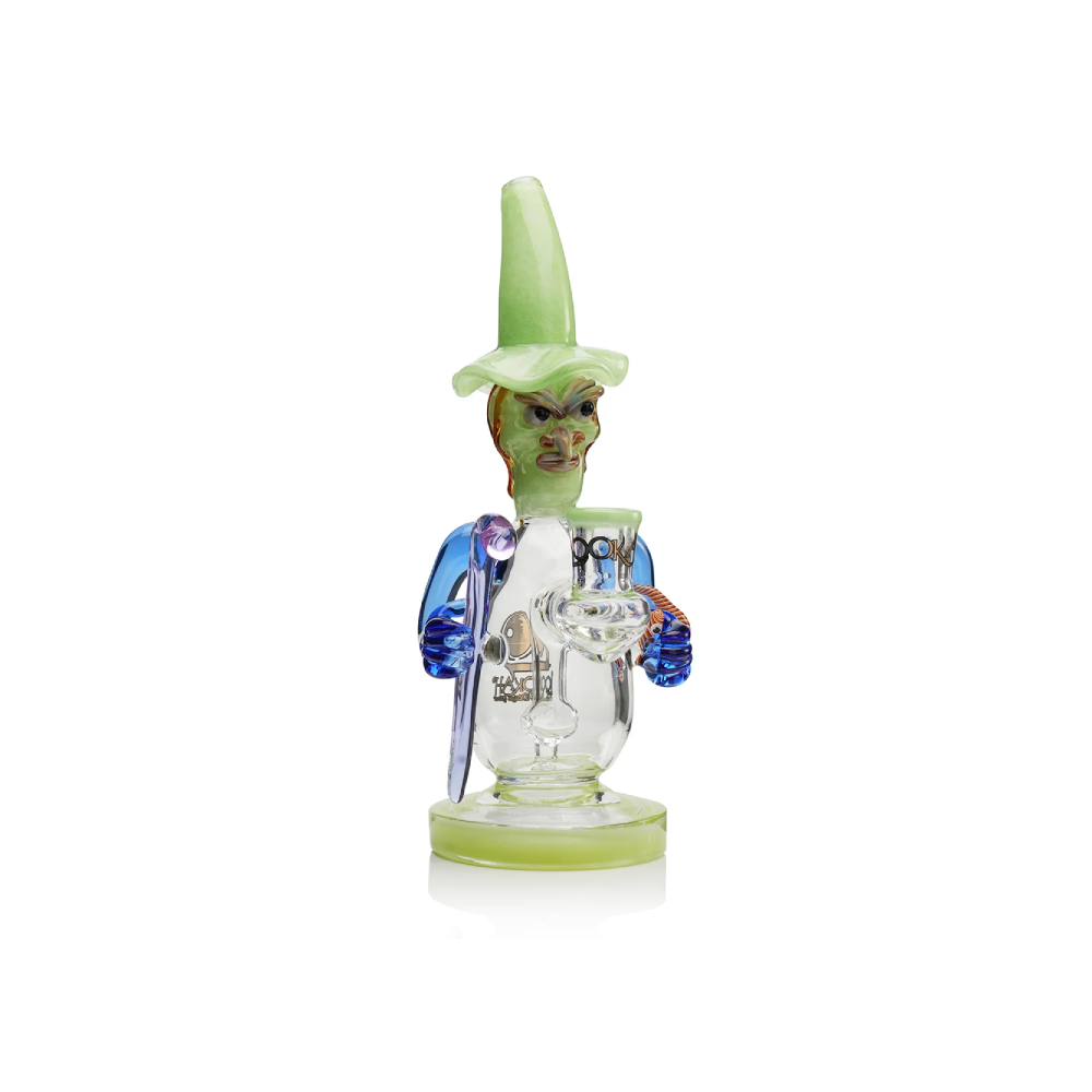 Lookah 12” Cool Mystic Wizard Dab Rig (WPC1220) - green