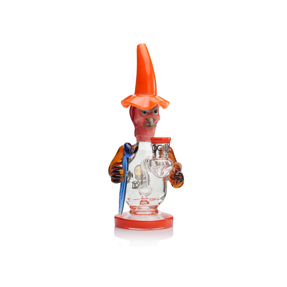 Lookah 12” Cool Mystic Wizard Dab Rig (WPC1220) - orange