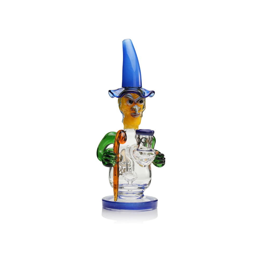 Lookah 12” Cool Mystic Wizard Dab Rig (WPC1220) - Water Blue