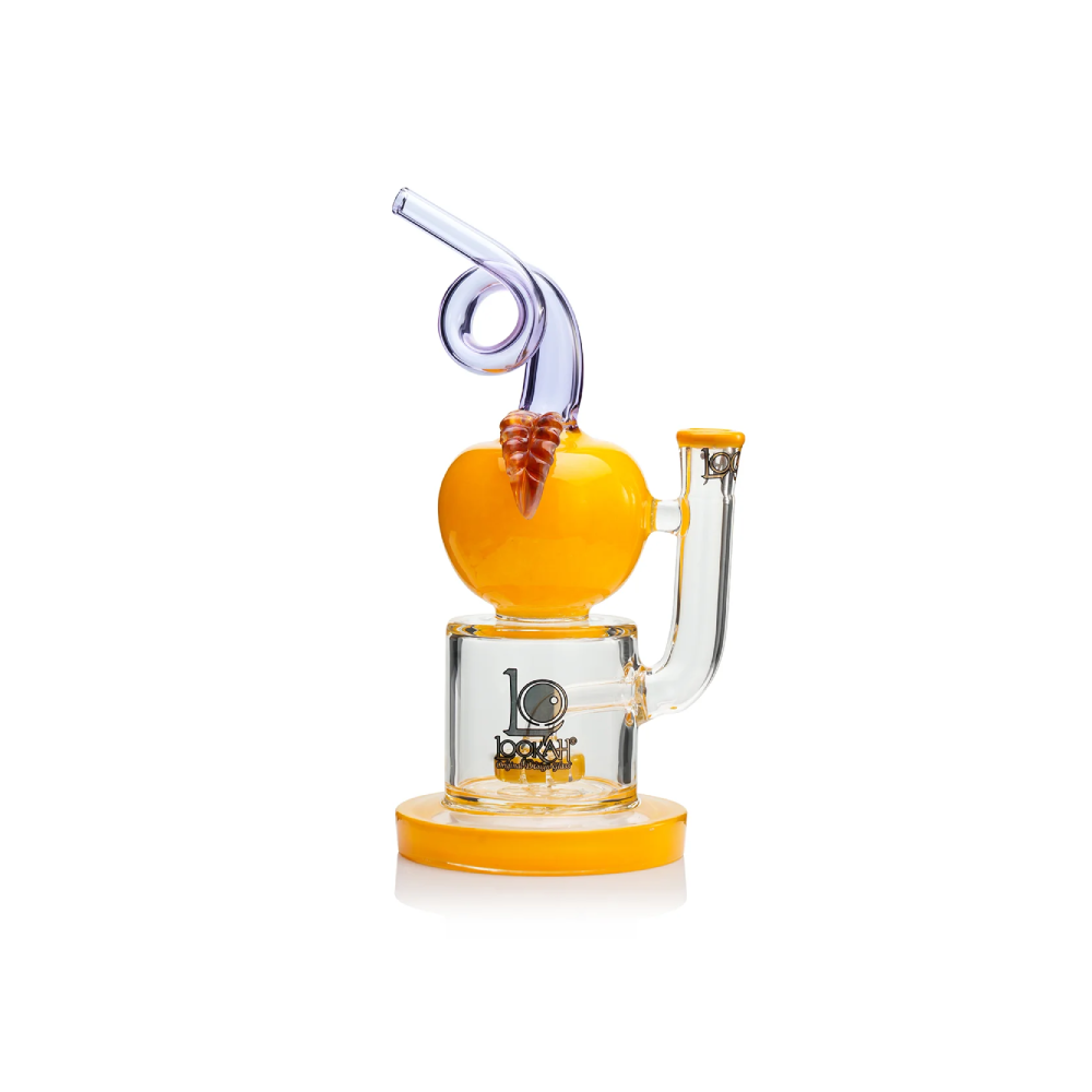 Lookah 12” Cute Apple Percolator Dab Rig (WPC1222) - yellow
