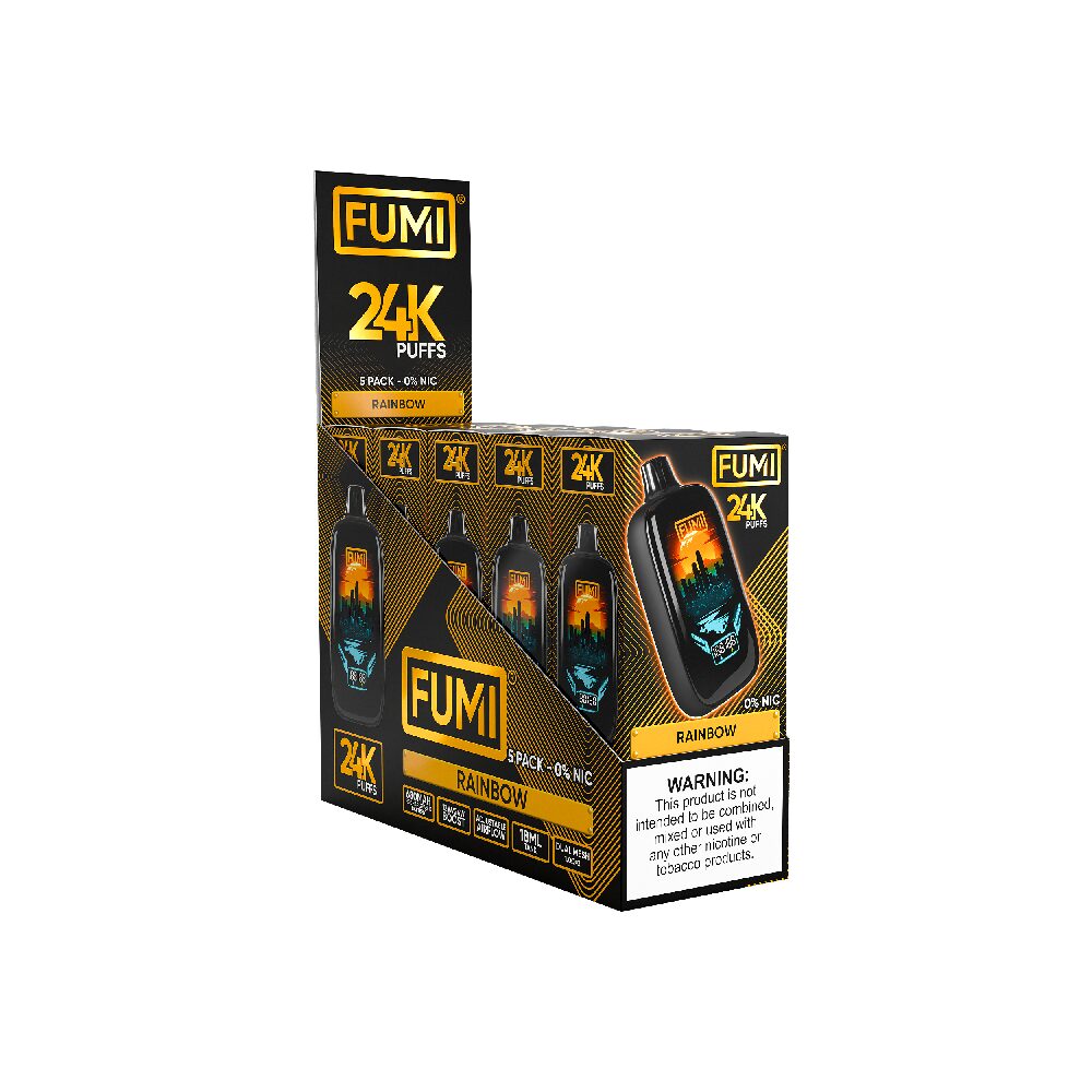 Fumi (Dispo) | (24000Puff) | (18mL) | Rainbow with packaging