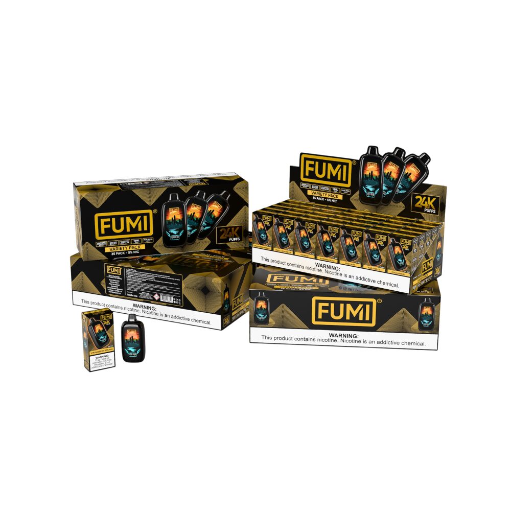 Fumi (DSPLY 35pc)(Dispo) (24000Puff)(18mL) - Assorted Flavors (SAS)