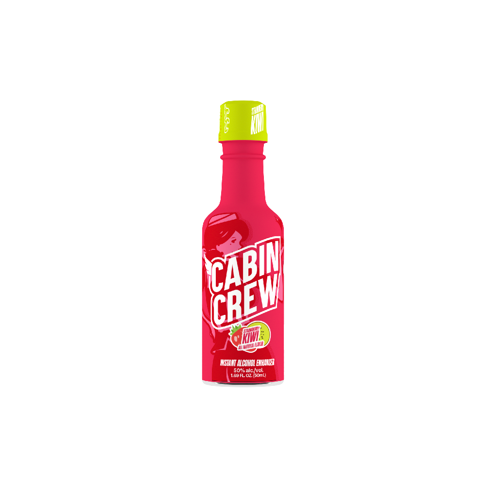 Cabin Crew (DSPLY 12pc)(Alcohol Enhancer)(50mL) - Original Strawberry Kiwi