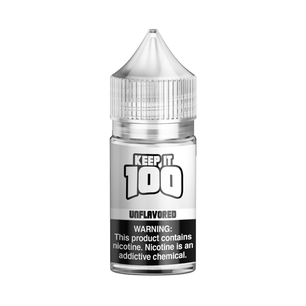 Unflavored by Keep It 100 TFN Salt Series E-Liquid 30mL (Salt Nic)