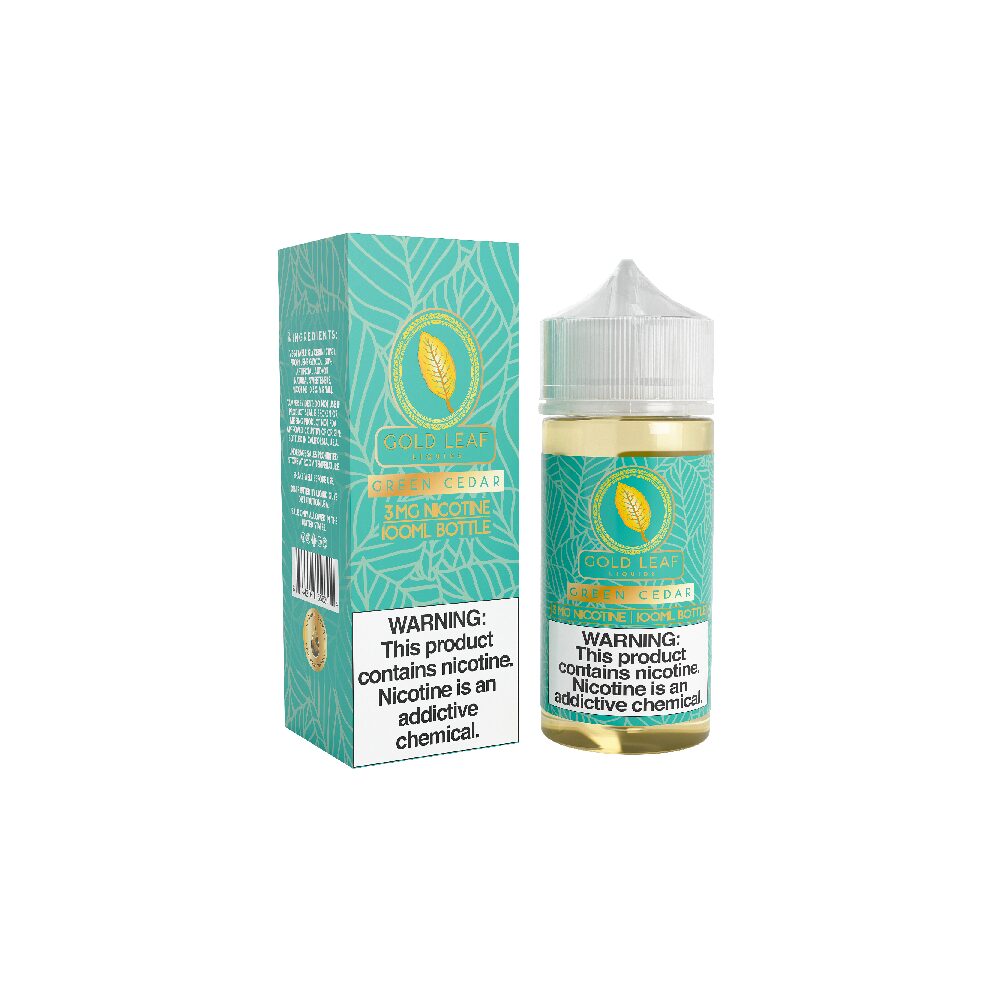 Green Cedar by Gold Leaf (LIQ FB)(100mL) with packaging