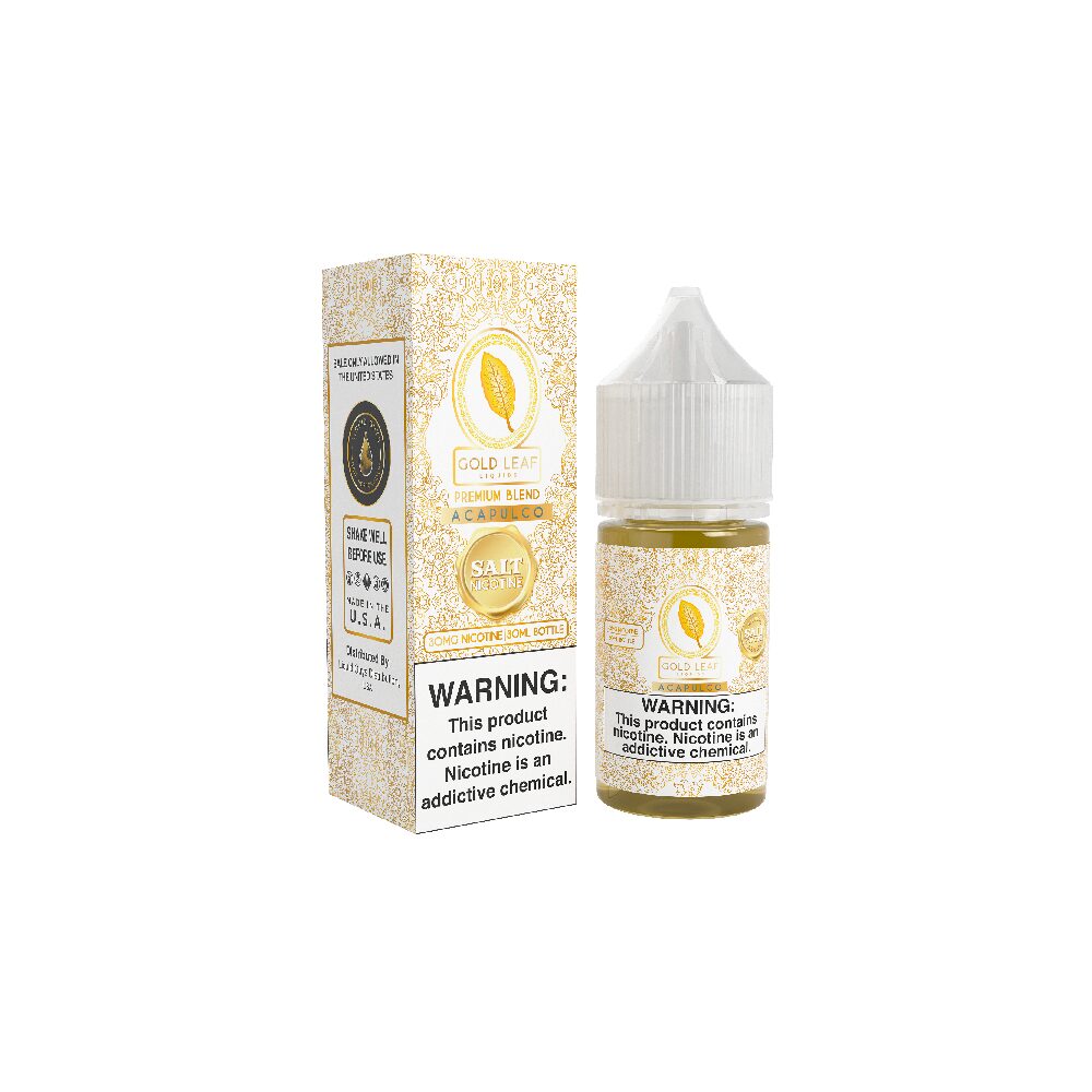 Acapulco by Gold Leaf (LIQ Salt)(30mL) with packaging