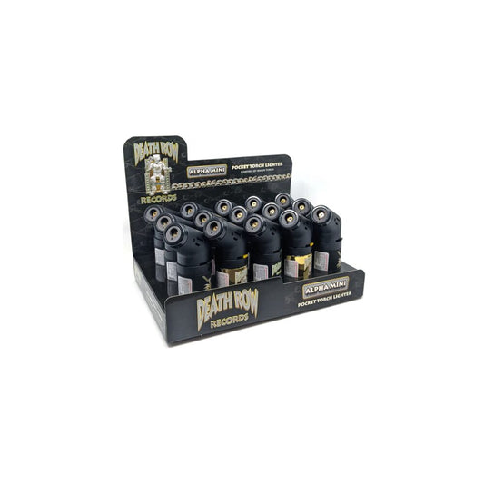 Death Row Records – DSPLY 15pc- Lighter Alpha Mini Torch – SAS with packaging