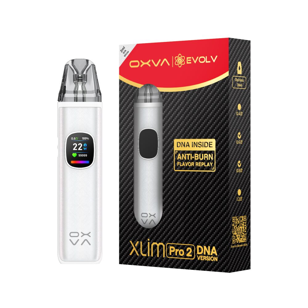 OXVA Xlim Pro 2 Kit (Pod System) DNA Version: Silk White