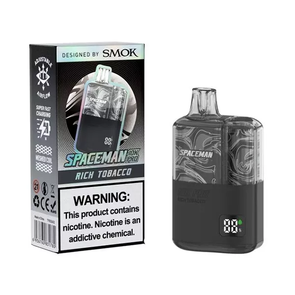 SMOK Space Man Pro Disposable | 10000 Puffs | 15mL | 50mg | rich tobacco with packaging