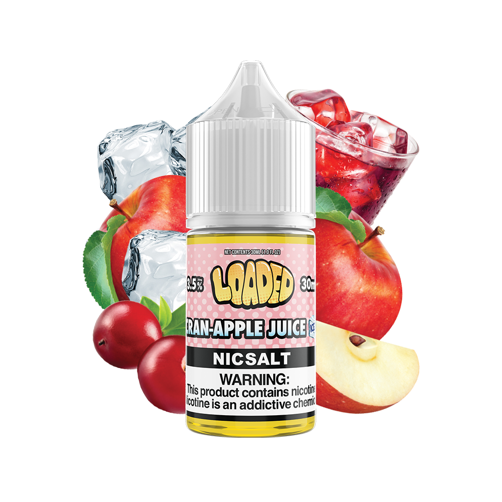 Cran-Apple Juice Iced by LOADED Salt Series 30mL Bottle with Packaging