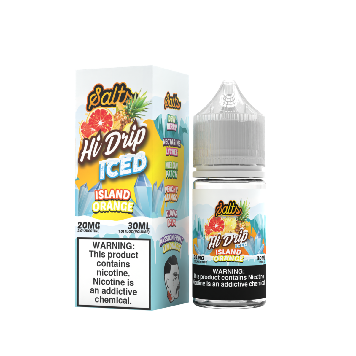 Island Orange Iced by Hi-Drip Salts Series 30ml with Packaging