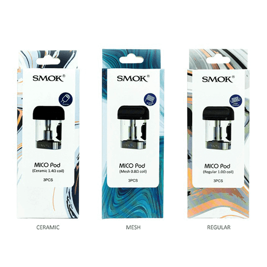 SMOK MICO Replacement Pod Cartridges (Pack of 3) Group Photo