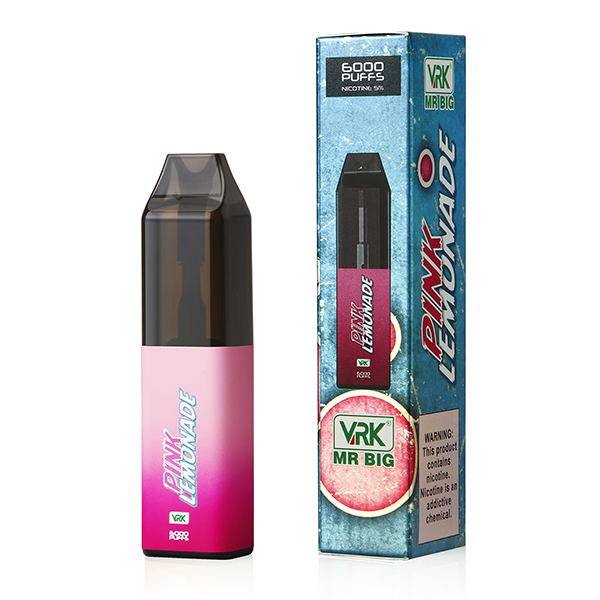 VRK Mr. Big Disposable | 6000 Puffs | 18mL Pink Lemonade with Packaging