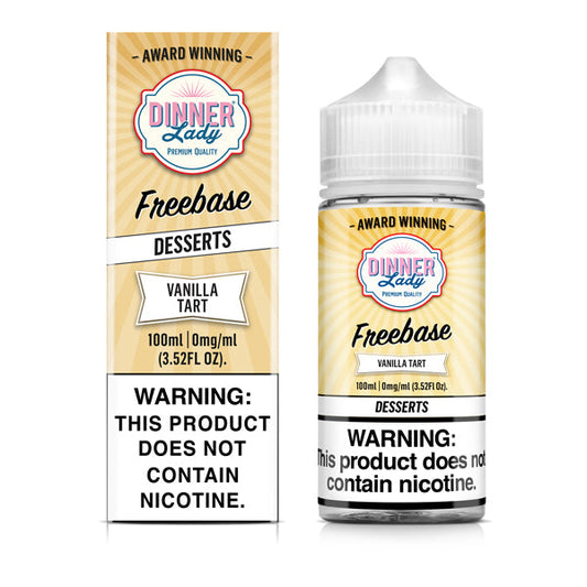 Dinner Lady | Vanilla Tart E-Juice 100mL | 0mg with packaging