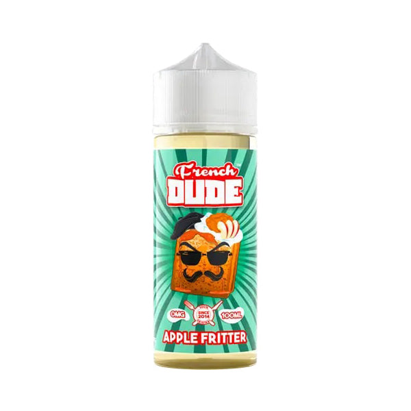 Apple Fritter by French Dude Series E-Liquid 100mL (Freebase) bottle