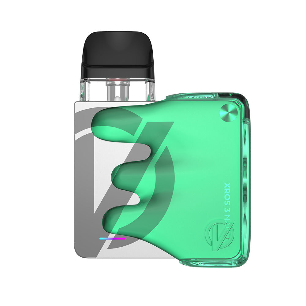 Vaporesso XROS 3 Nano Kit (Pod System) Jelly Lime Front View