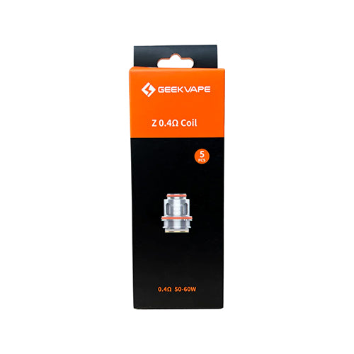 GeekVape Mesh Z Replacement Coils (Pack of 5) | For the Zeus Tank | 0.4ohm with Packaging