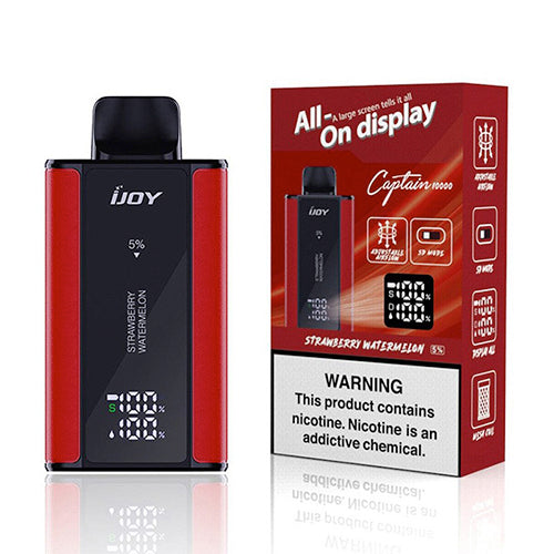 IJoy Bar Captain Disposable | 10000 Puffs | 18mL | strawberry watermelon with packaging