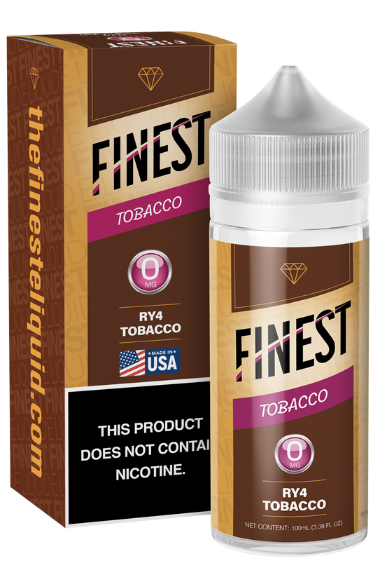 RY4 Tobacco by Finest E-Liquid 100mL (Freebase) with packaging
