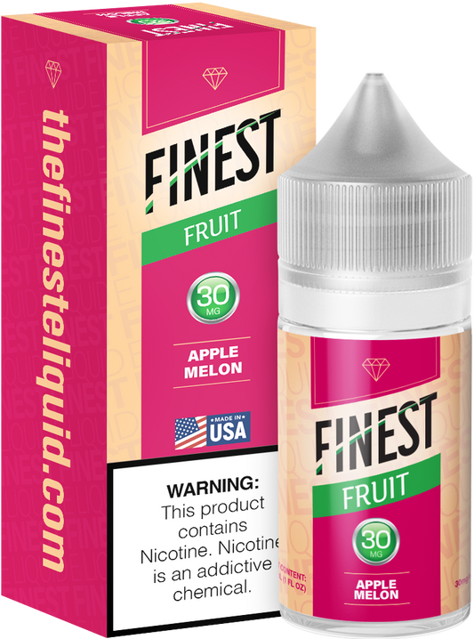 Apple Melon by Finest Salt Series E-Liquid 30mL – Salt Nic with packaging