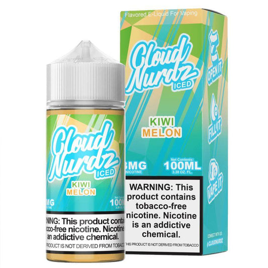 Kiwi Melon Iced by Cloud Nurdz TFN 100mL with Packaging