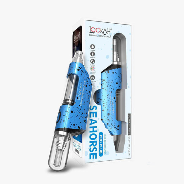 Lookah Seahorse Pro Plus Nectar Collector (650mAh) | Blue Black with Packaging