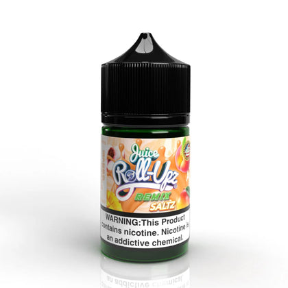 Mango Peach by Juice Roll Upz Saltz Remix Series E-Liquid 30mL (Salt Nic) bottle