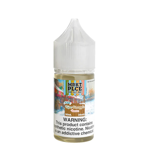 Iced Feijoa Pineapple Guava by MRKT PLCE Salt Series E-Liquid 30mL (Salt Nic) bottle