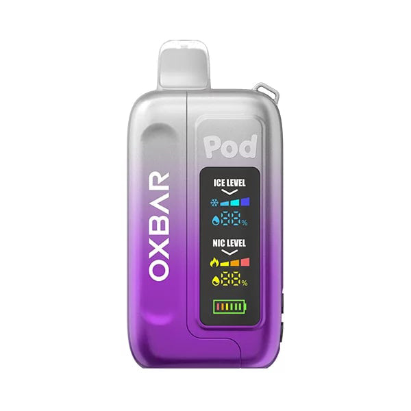 Oxbar Ice-Nic Control Pod Juice Edition Disposable | 35000 Puffs | 14mL | 50mg | Clear Prism