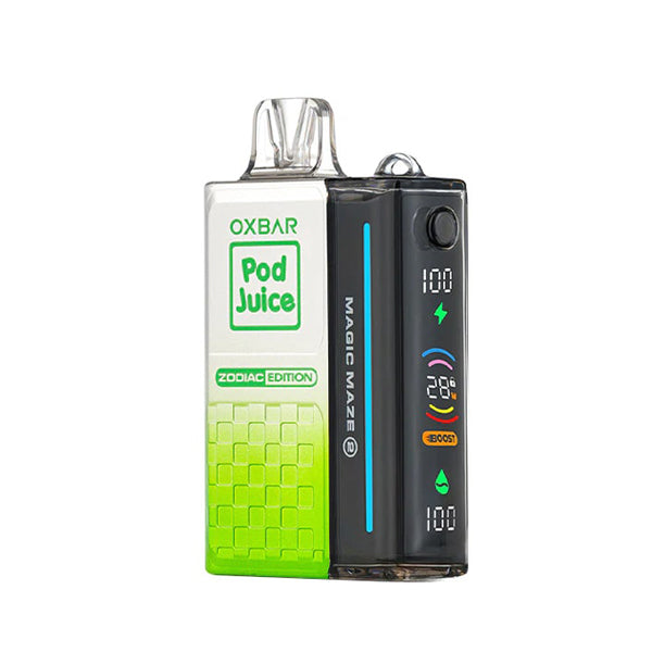 Oxbar Magic Maze 2.0 ZERO Nicotine Pod Juice - 30000 Puffs Disposable - 13mL 0mg - Jewel Mint