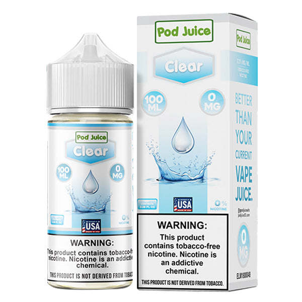 Clear by Pod Juice Series | 100mL 0mg with Packaging