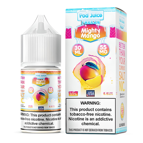 Mighty Mango Freeze by Pod Juice TFN Salt 30mL with Packaging