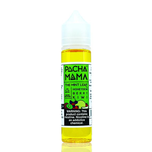 The Mint Leaf Honeydew Berry Kiwi by Pachamama eLiquid TFN 60mL bottle