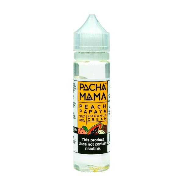 Peach Papaya Coconut Cream by Pachamama eLiquid TFN 60mL bottle