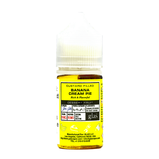 Banana Cream Pie by Glas BSX Salts TFN 30mL bottle