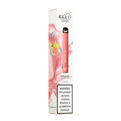 EZZY Super Disposable Device | 800 Puffs | 3.2mL guava ice packaging