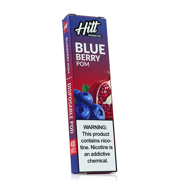 Hitt Go Disposable | 400 Puffs | 1.8mL Blueberry-Pomegranate with Packaging