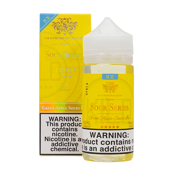 Green Apple Sour Ice by Kilo Sour Series 100ml with Packaging