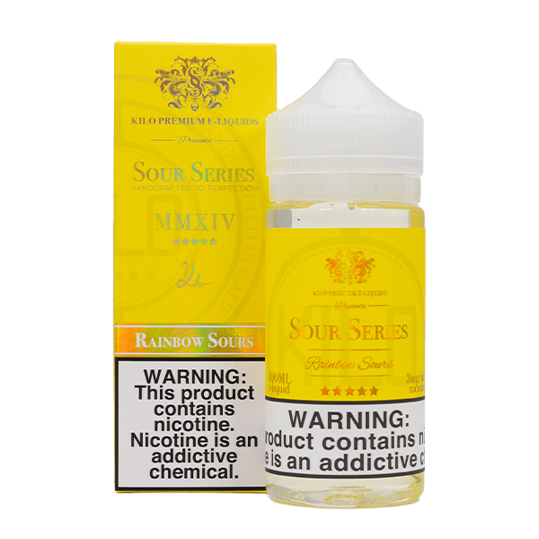 Rainbow Sours by Kilo Sour Series 100ml with Packaging