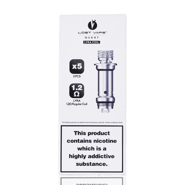 Lost Vape Lyra Replacement Coils (Pack of 5) 1.2ohm packaging