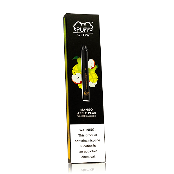 Puff GLOW Disposable E-Cig (Individual) Mango Apple Pear Packaging
