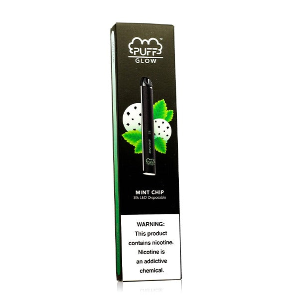 Puff GLOW Disposable E-Cig (Individual) Mint Chip Packaging