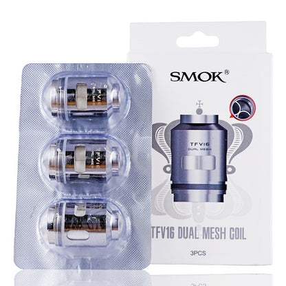 SMOK TFV16 Tank Replacement Coils (Pack of 3) TF16 Dual Mesh with Packaging